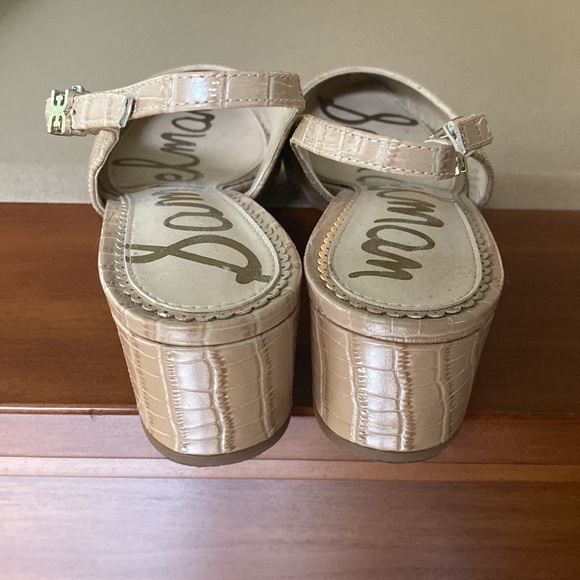 Sam Edelman sling back chunky heel - Picture 3 of 5